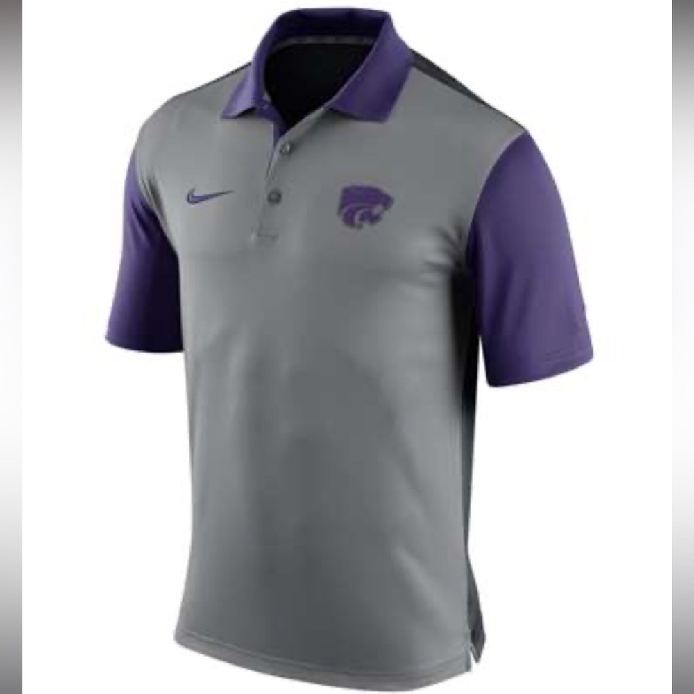 NWT Nike Kansas State Wildcats Preseason Dri Fit Polo